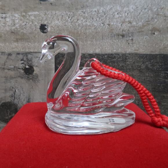 Waterford Crystal 12 Days Of Christmas Day 7 Seven Swans Swimming - Picture 3 of 7